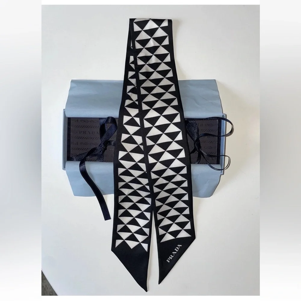 Prada silk scarf